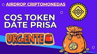 AIRDROPS de COS en COSTV | Gana dinero ahora en criptomonedas