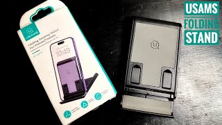 Usams folding desktop stand for phone and tablet Unboxing @unboxtherapy