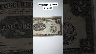 Philippines 1949 Old Money #banknotes  #shorts #ytshorts