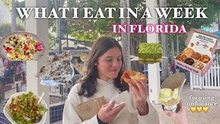 what I eat in a week | IN FLORIDA 🌴☀️