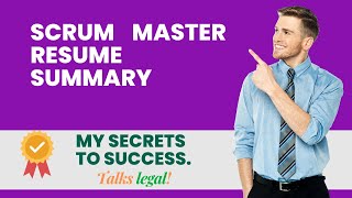 Scrum Master Resume Summary II How To Write Professional Headline - Talks Legal Tips