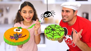 Serunya Tantangan Kue Halloween dengan Heidi dan Ayah 🦇