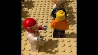 Lego man gets pushed in line#teamlegoman#teamautobricks#lego