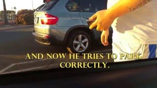 uber man gets aggressive in parking lot