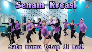 Senam Kreasi SATU NAMA TETAP DI HATI || Choreo Watik Primadona