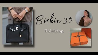 HERMES BIRKIN 30 BLACK RETURNE TOGO LEATHER UNBOXING & REVIEW/ LILYSILK