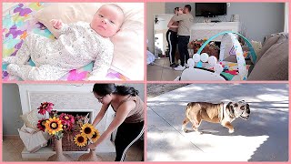 A DAY IN THE LIFE OF A NEW FIRST TIME MOM|GOODWILL FINDS, POSTPARTUM BODY, NEW FAV CREAMER | TANIAXO