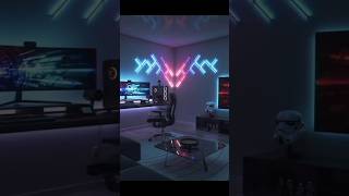 Led lights| Gaming Room Transformation | installation of Aluminium Profile Lights #youtubeshorts