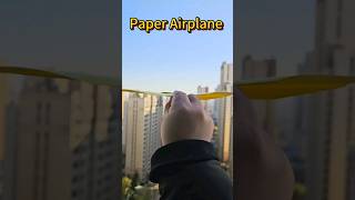 #shorts Throw a paper Airplane that flies far and high