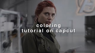 4 coloring tutorial on capcut