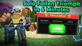 Solo Fallen Triumph in 6 Minutes | Tower Defense Simulator