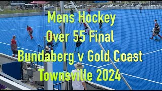 Mens Masters HockeyGold Coast v Bundaberg FINALQld Championships. Over 55 DivisionsTownsville 2024