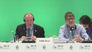 CMS COP14 - 4th Day Plenary [SPANISH] / 15 Feb morning session