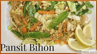 How to cook Pansit Bihon/Pansit Gisado/Filipino rice noodles