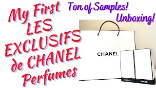 UNBOXING My First LES EXCLUSIFS de CHANEL Perfumes + Samples | Niche Fragrance