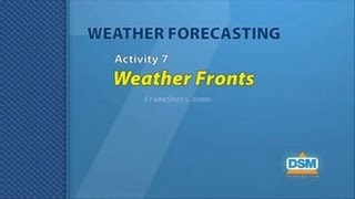 Weather Forecasting - Activity 7: Weather Fronts