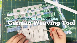 Exploring Art Supplies: German Paper Weaving Tool