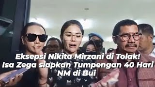 Hakim Tolak Eksepsi Nikita Mirzani, Mami Isa Zega Bahagia Sampai siapkan Tumpengan 40 hari NM di Bui