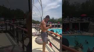 Insane Biceps Training at Pool to get Shredded Fast for Summer😂 #shorts #fitness #workout #viral