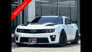 2013 Chevrolet Camaro ZL1 6-Speed Supercharged V8 For Sale Walk-Around Tour at Carmel Motors Indy