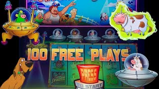 I got 100 FREE SPINS on Planet Moolah 💯👽🐄 RETRIGGERS TOO!