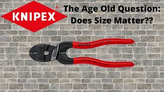 Knipex Mini Compact Cobolt Bolt Cutters 6.5”! Knipex Has Been Hiding Something..