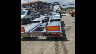 2 Axles Trucks Carrier Semi Trailer