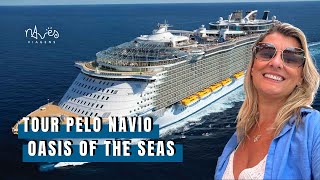 Vem ver tudo que tem no navio Oasis of the Seas para o seu cruzeiro