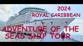 RCL Adventure of the Seas Ship Tour, Restaurants, Bars, Entertainment Venues & Facilities  2024