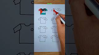 Kaos Olahraga Negara Palestina dan Yordania #art #flag #drawing #shorts