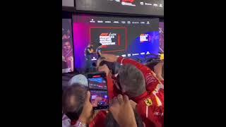 Bahrain 2024: Stop inventing - Celebration of Carlos Sainz with Ferrari Team #f1 #facts #ferrari