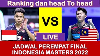 Jadwal Siaran Langsung Perempat Final Badminton Indonesia Masters 2022