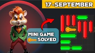 17 September ✅ Mini Game Completed Step Hamster Kombat| Mini Game Kaise Khele|Mini Game Play Today