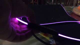 LUXCOMS RGB Soft Gaming Mouse Pad Large led unboxing