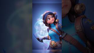 ASKING AN AI TO DRAW MEI #shorts #gaming #overwatch