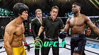 Bruce Lee vs Anthony Joshua - EA Sports UFC 4 - Bruce Lee Fight Club 🔥🐲