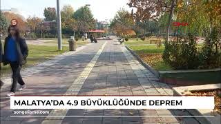 Malatya'da 4.9 büyüklüğünde deprem