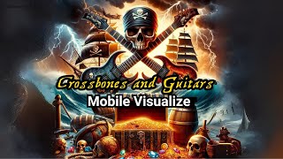 Crossbones & Guitars: Epic Mobile Visualizer Experience 🎸💀