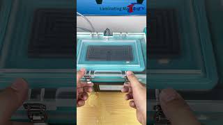 Newest, mini. Three in one laminating machine, laminating, defoaming, air compression