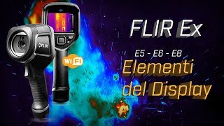 Termocamere FLIR E5 - E6 - E8  - Elementi del display