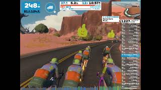 Zwift TDZ stage 8 Big Flat 8