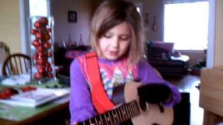 Sarah sings on Christmas morning 2010.