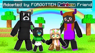 Adopted By The FORGOTTEN RAINBOW FRIENDS Family in Minecraft