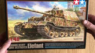 Elefant German Heavy Tank Destroyer Tamiya 32589 1/48