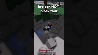 bro can NOT block that 💀💀 | #roblox #thestrongestbattlegrounds #tsb #gaming #memes #shorts #funny