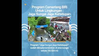 Total Area Sungai Dibersihkan BRI #BRIPeduli #JagaSungaiJagaKehidupan #BriliandanCemerlang #qrisbri