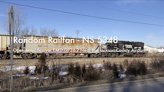 Random Railfan - NS 5348 | Operation Lifesaver EMD GP38-2 Near the Jackson County Airport