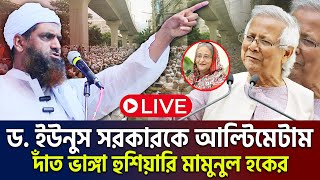 ড. ইউনুস সহ সকল উপদেষ্টাকে যা বললেন মামুনুল হক একবার শুনুন। allama mamunul hoque=21/10/24 #ep45