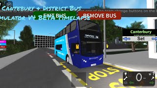 Cantebury & District Bus Simulator V4 BETA Timelapse | Roblox Timelapse Series