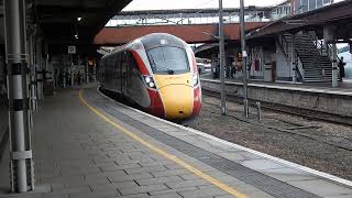 York railway station, my train , 'Carolean Express',departing en-route to Edinburgh September 2024.